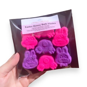 Easter Bunny Bath Fizzies ~ Kids Mini Bath Bombs ~ Bunny Butt Bath Bombs ~ Easter Bunny Bath Products