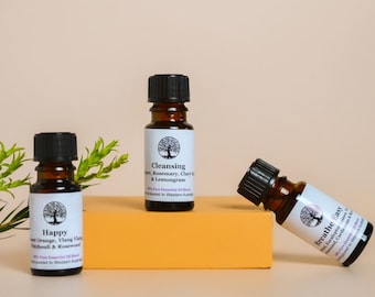 100% Pure Essential Oil Blends - 10ml Assorted Scents - Hand Poured In Western Australia ~
