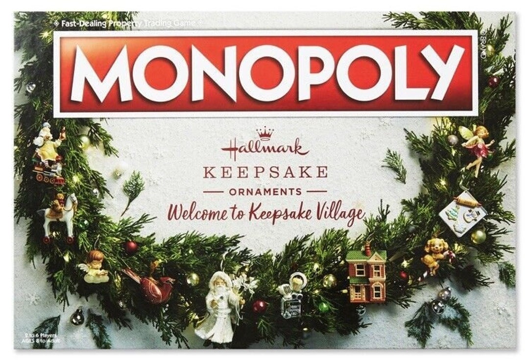 MONOPOLY to Keepsake Village Keepsake Ornaments Etsy
