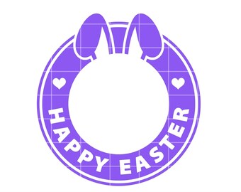 Easter Coffee Rings Svg, Happy Easter Svg, Easter egg Svg, Spring Svg, Cricut, Silhouette Vector Cut File