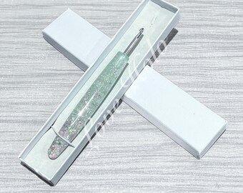 Holo glitter crochet hook