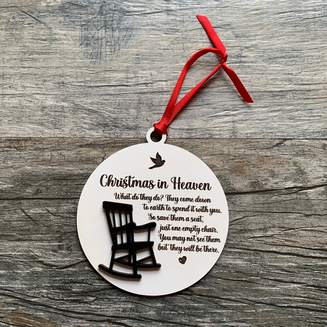 Christmas in Heaven Ornament Christmas Heaven Gift - Etsy