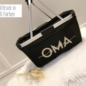 Einkaufskorb personalisiert | Geschenk Mama | Oma | Tante | Familie | Geburtstag | Muttertag | Weihnachten | Mom | Shopper | Geschenkidee