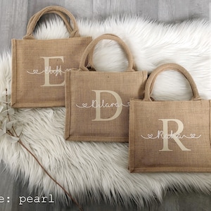 Jutetasche personalisiert Tasche Jute Beutel Geschenk Geburtstag Weihnachten Bild 5