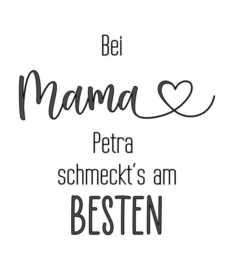 Personalisierte Kochschürze Leinen Oma Opa Mama Papa Geschenk Bild 8