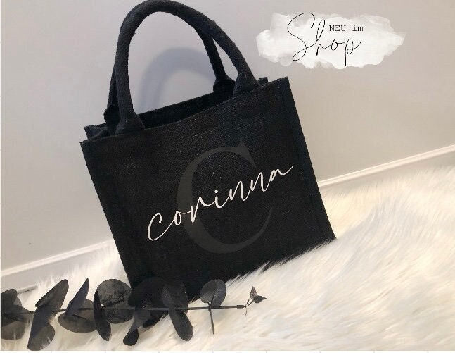 Black jute bag - Main Image