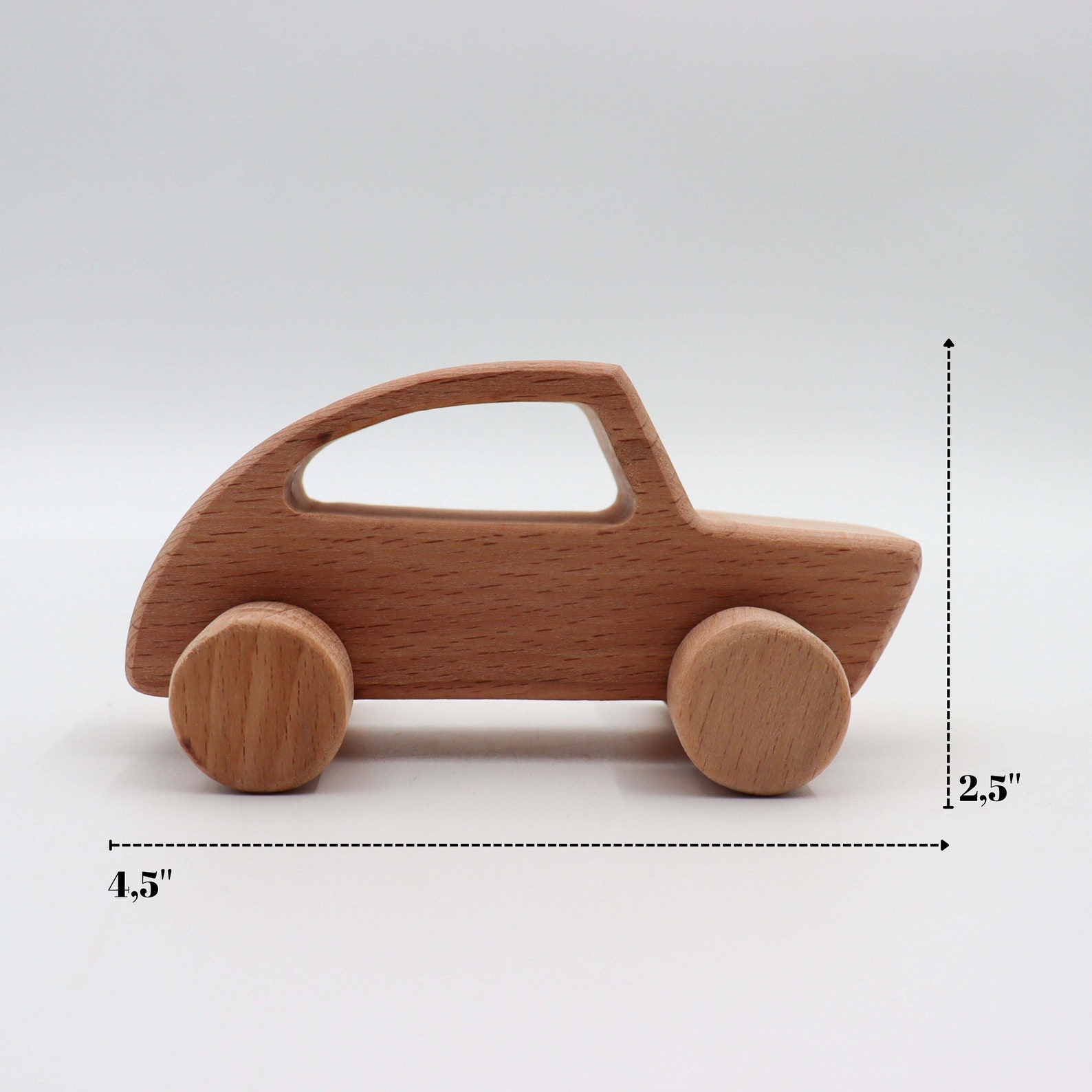 Rustic Toy Natural Wood Toy Car|charming Rustic Toy Car|imaginative Play for ...
