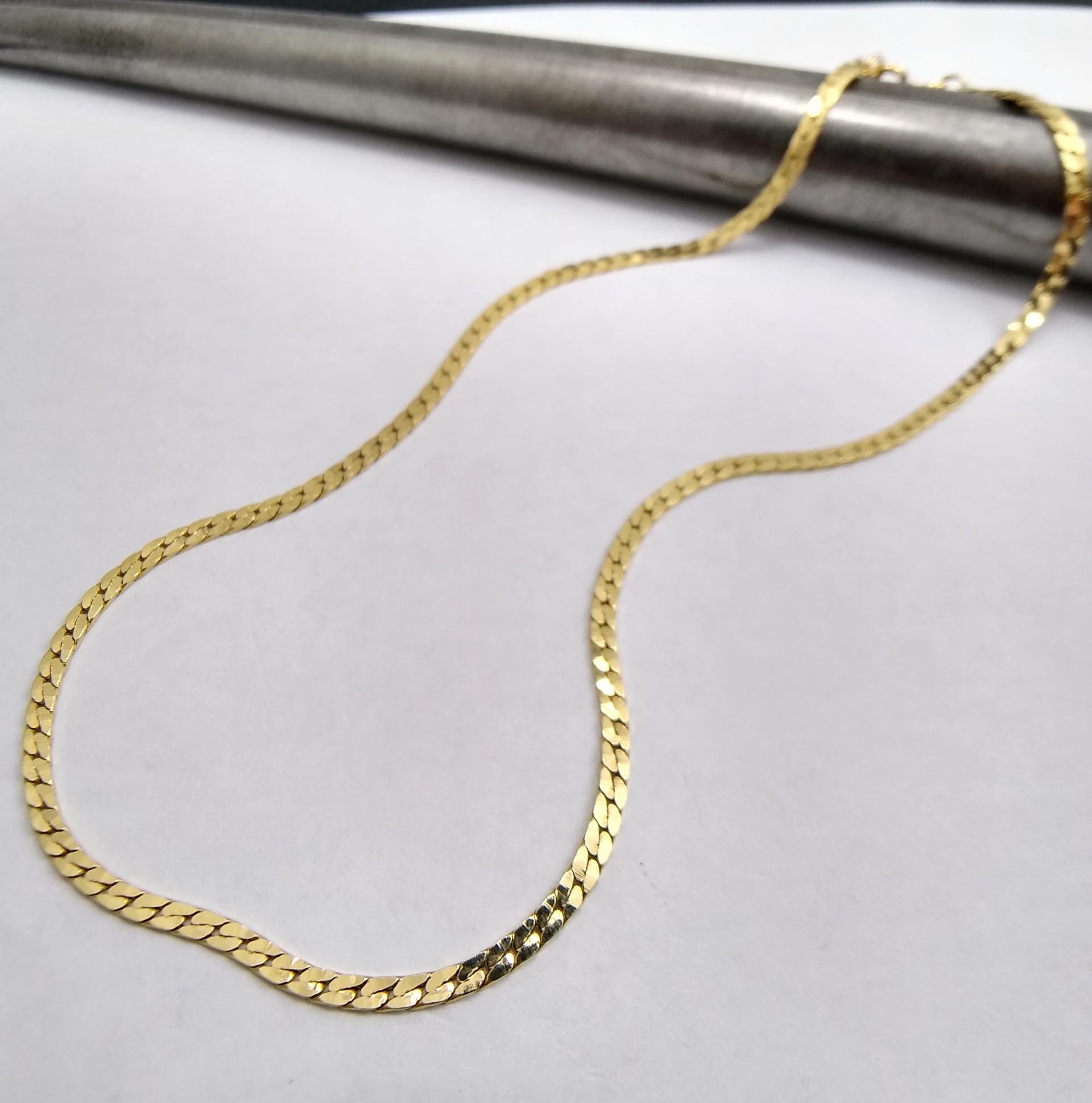14k Italian Figaro Chain ブレスレット AURAFIN 14K SOLID GOLD AURAFIN ITALY MARINER FIGARO LINK 20.25