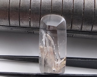 Phantom Crystal in Quartz Beveled Lozenge Shape Gemstone