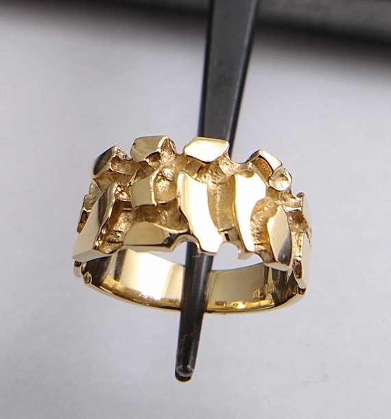 Nugget style sale ring