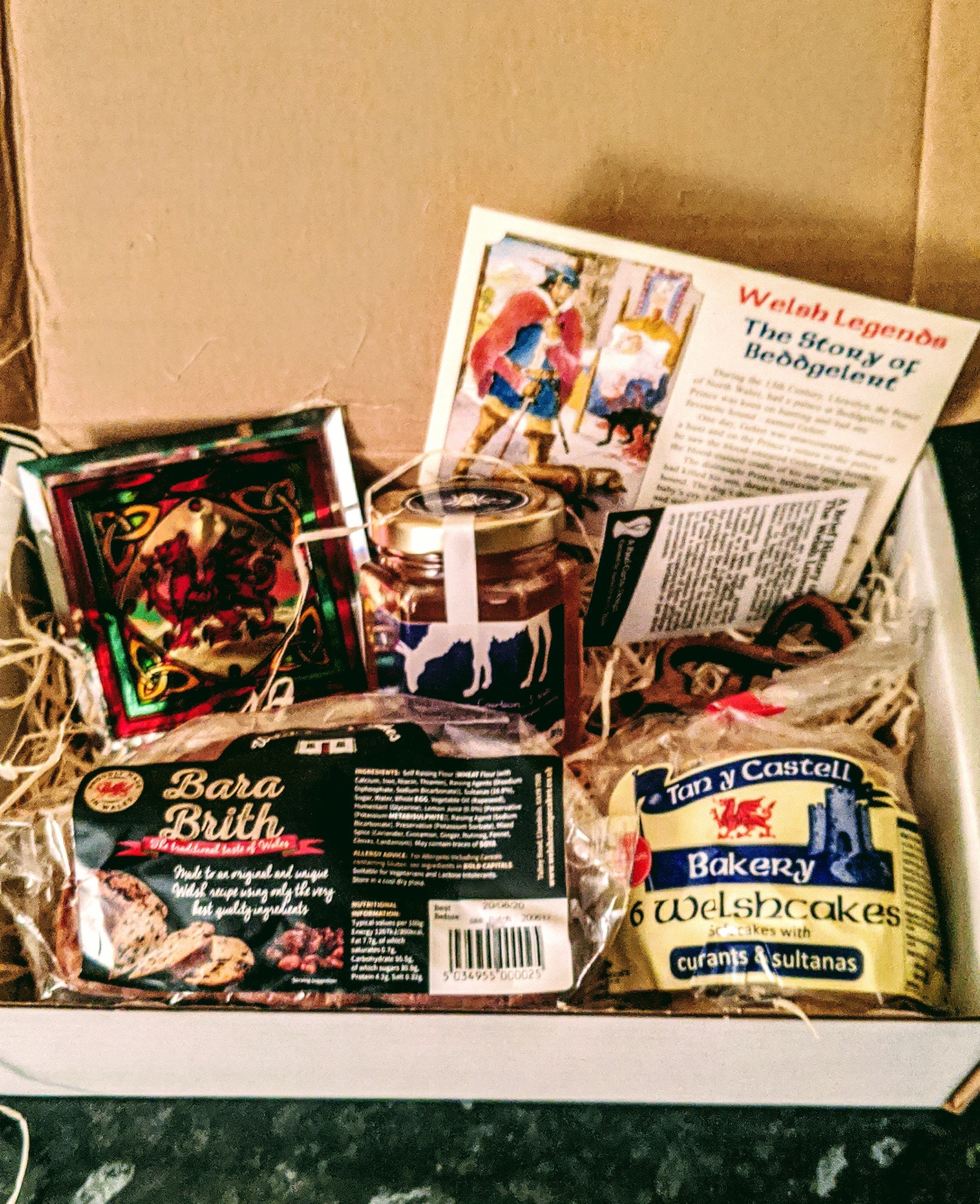 Welsh Gift box/Traditional Welsh Treat Box/Birthday Gift Etsy