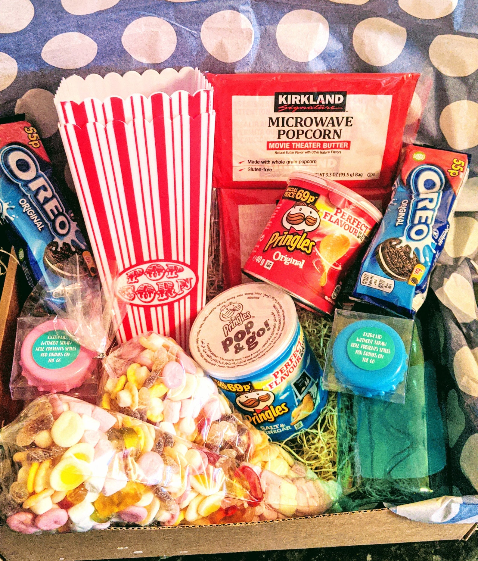 Movie night box Snack box for two Etsy