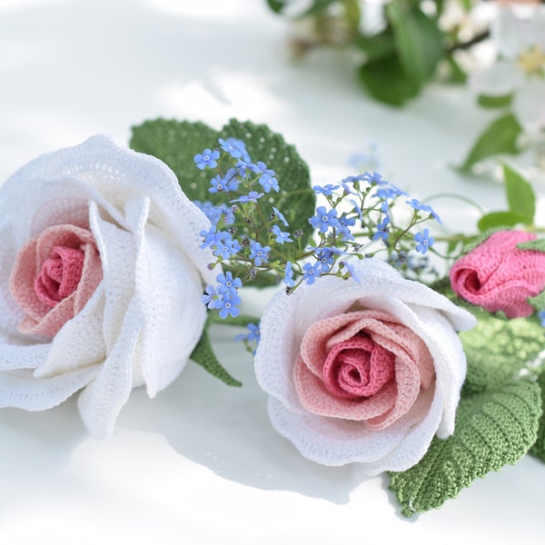 Häkelmuster für Rosen – Häkelmuster für Blumen