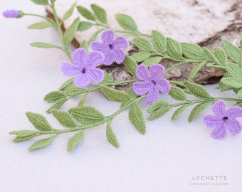 Crochet Periwinkle Pattern - Crochet Spring Flower Pattern