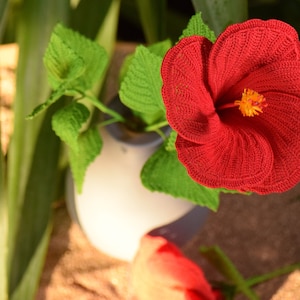 Crochet Hibiscus Pattern - Crochet Flower Pattern image 3
