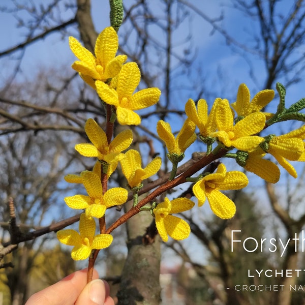 Crochet Forsythia - Crochet Flower Pattern