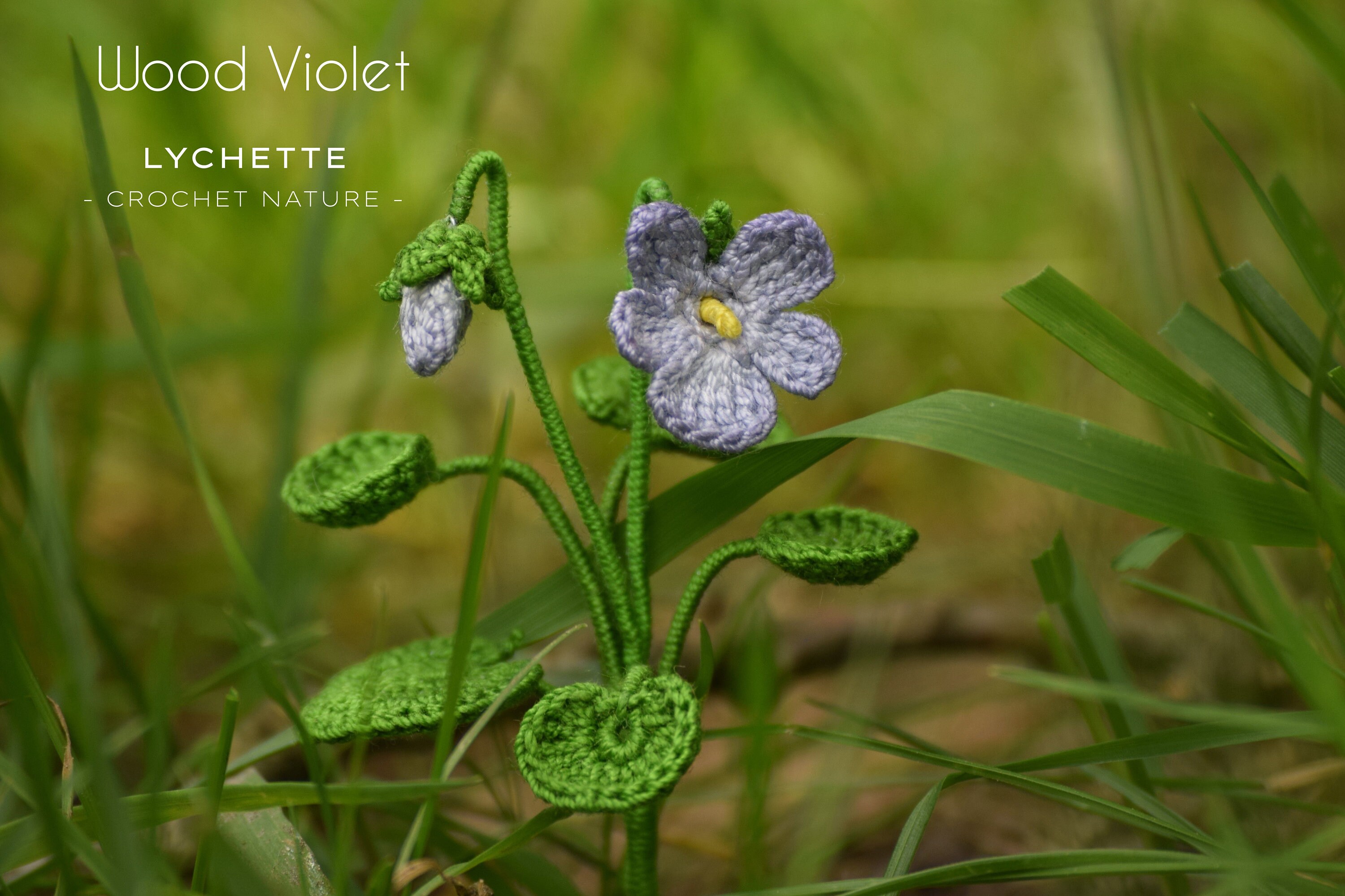 Crochet Wood Violet Sweetviolet- Crochet Flower Pattern - Etsy