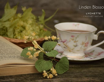 Linden Blossom Crochet Pattern - Tilia, Basswood, Lime Tree
