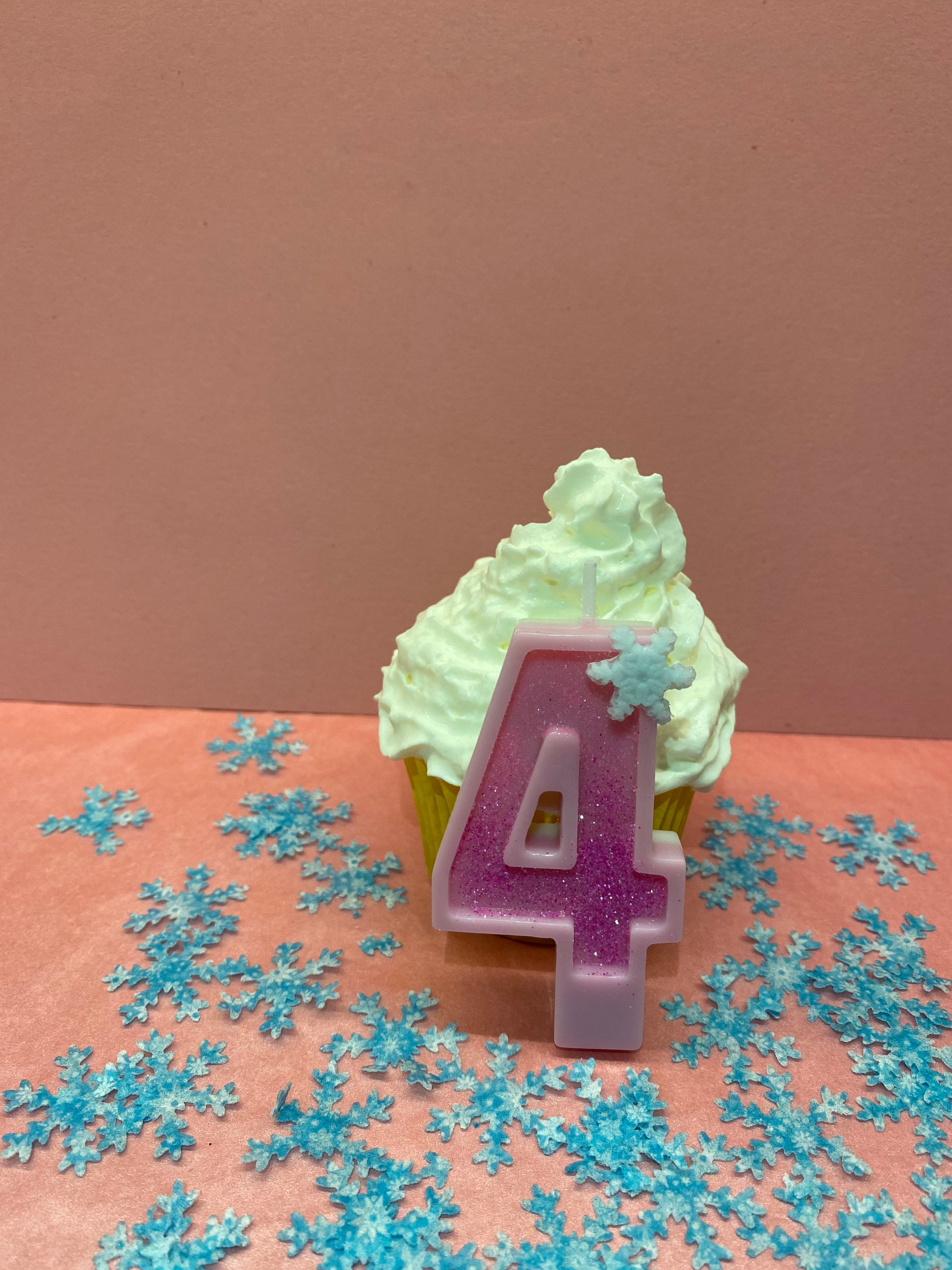 Frozen birthday candle anniversary candle custom candle Etsy