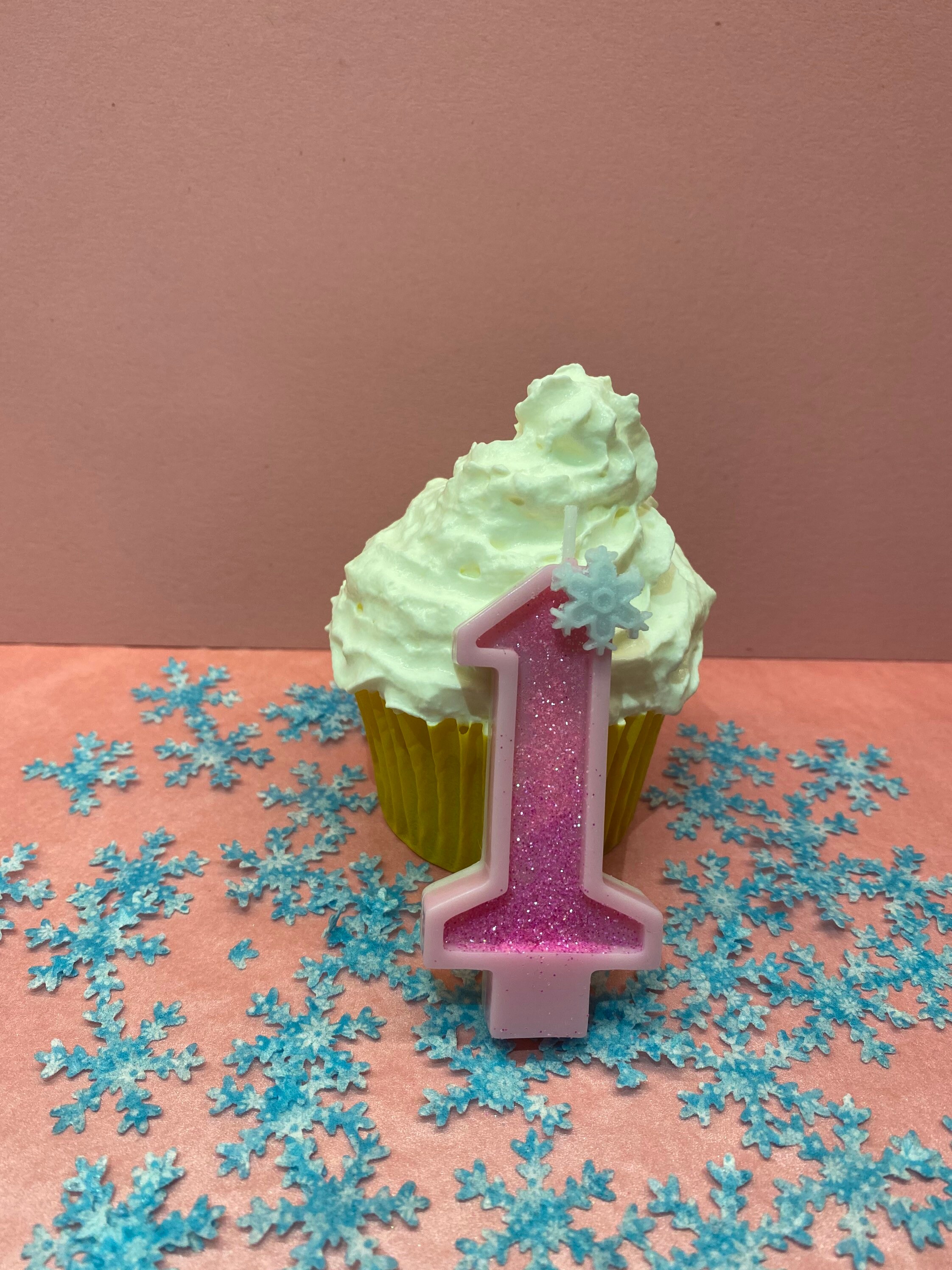 Frozen birthday candle anniversary candle custom candle Etsy