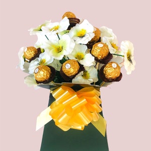 Chocolate Ferrero Rocher Gift Box Hamper Birthday Sweet Candy Lindt Lindor Wedding Craft Present Personalised Bouquet Flower Rose
