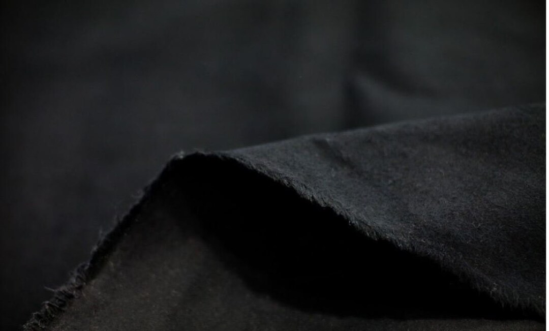 Flame Retardant Duvetyne & Commando Cloth Brushed Cotton 56 Wide Black