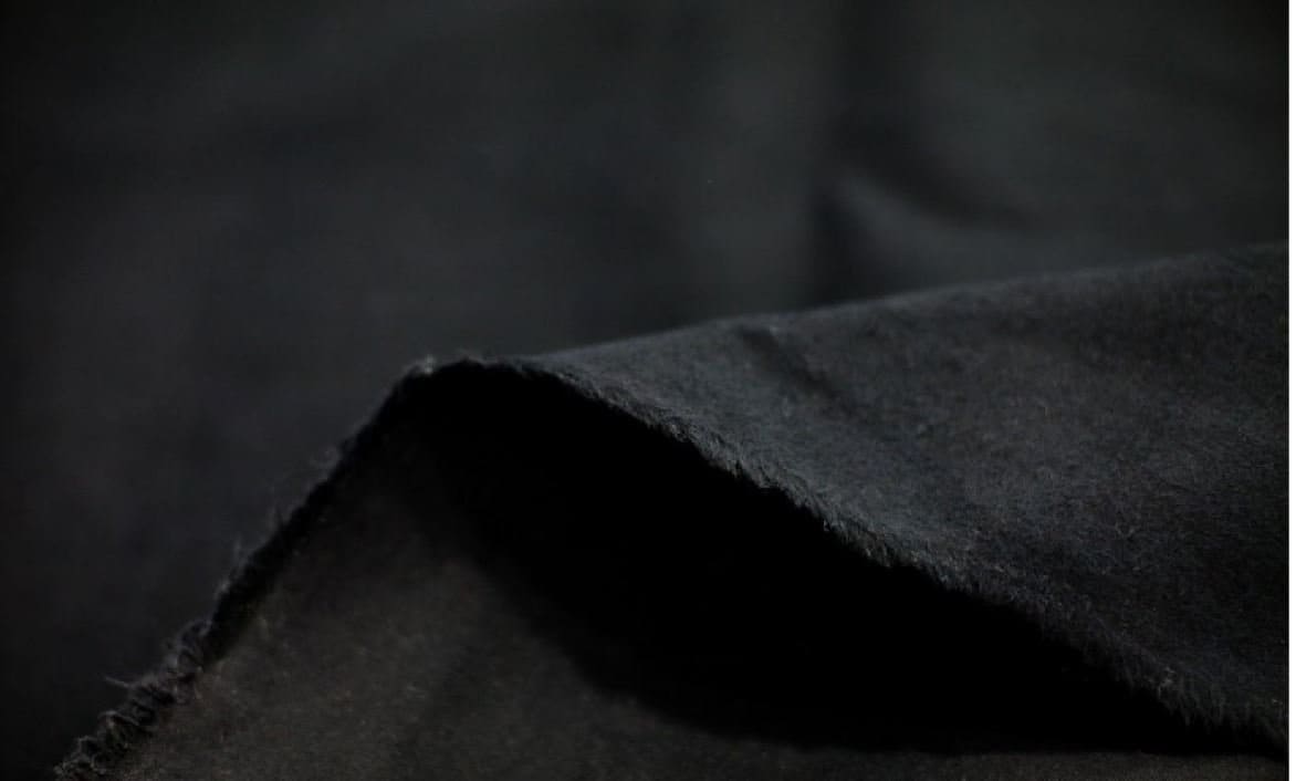 Modacrylic Cotton Nomex® Flame Retardant Black Knitted Fabric