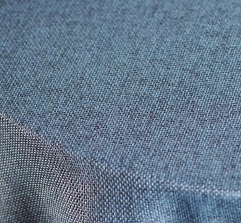 Slate Blue Poly Faux Burlap FABRIC By the Yard 60 inches wide Etsy