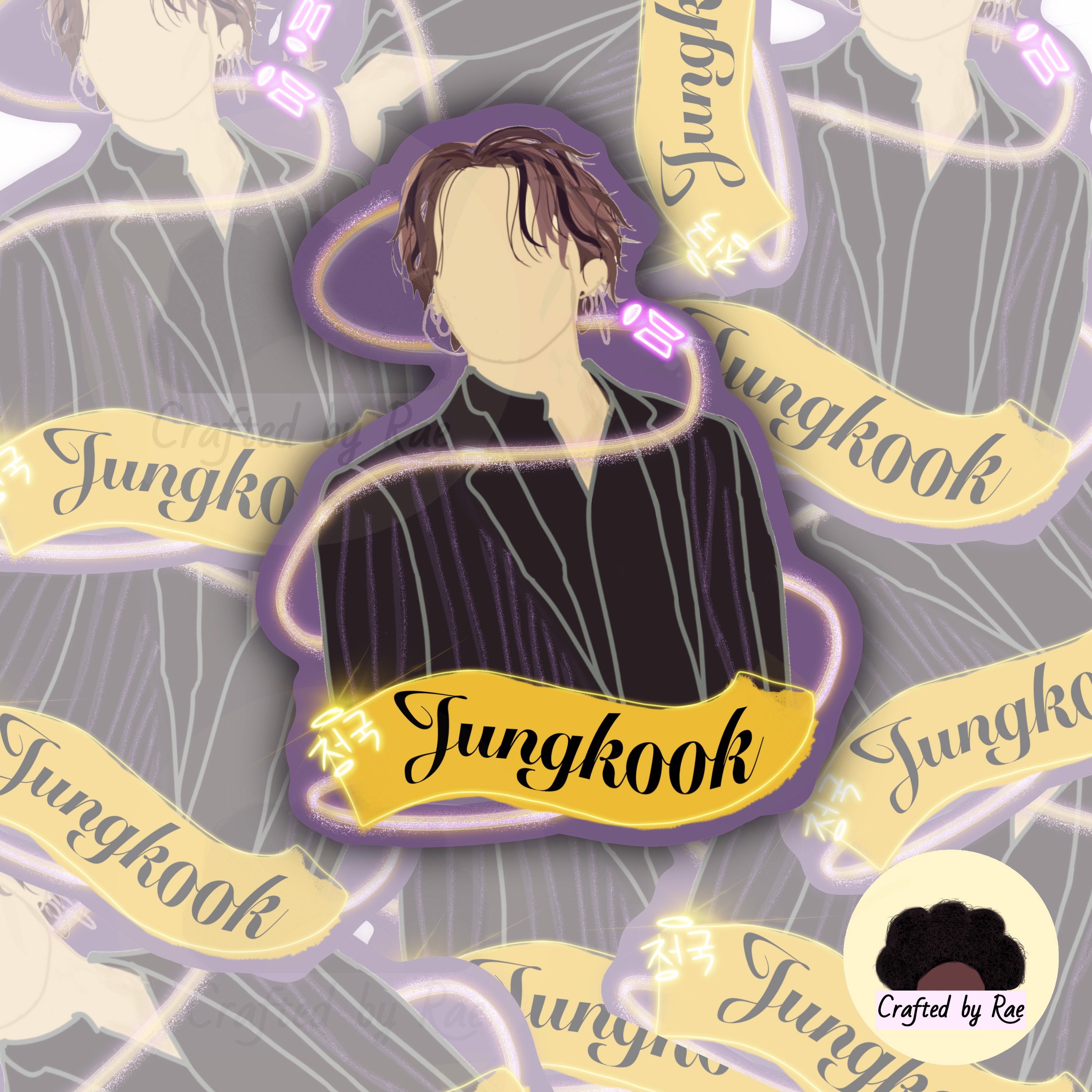 BTS / Jungkook / Jungkook Stickers/Kpop Stickers/Bangtan Etsy