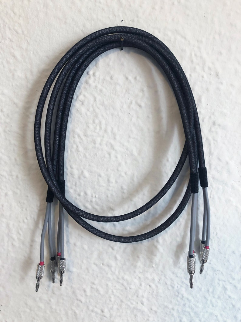Custom Audiophile Speaker Cable Pair 12 AWG OFC Copper Wire Etsy