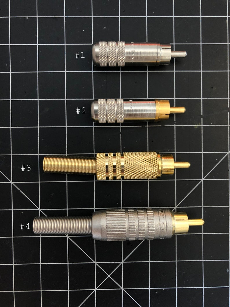 Short Custom RCA Cables The Natural Made to Etsy