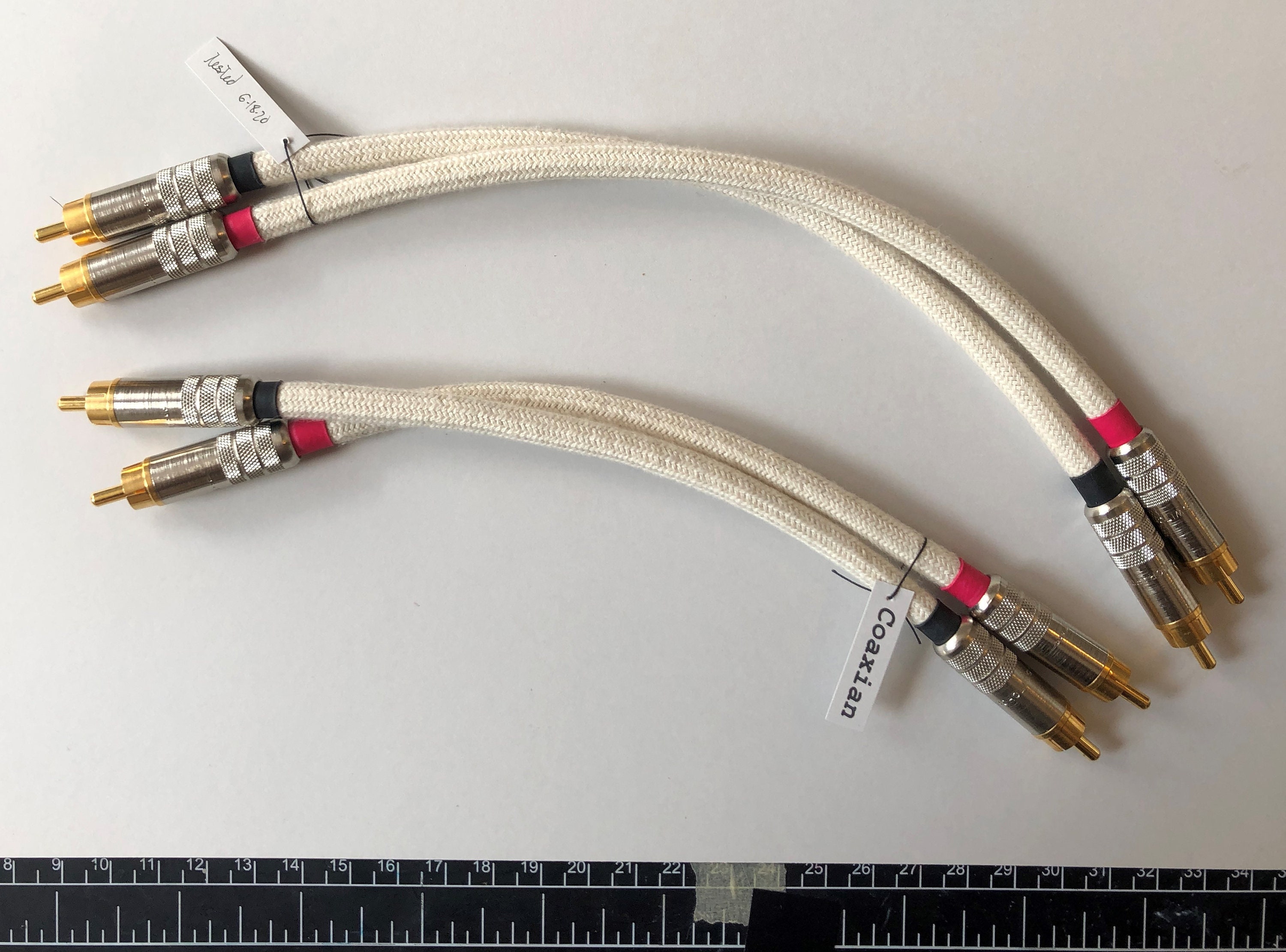 Short Custom RCA Cables The Natural Made to Etsy