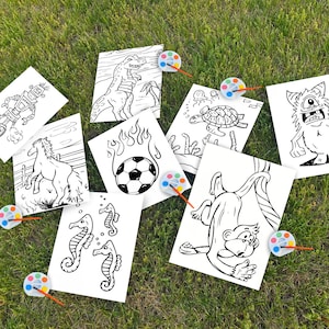 Kid Painting Party Canvas Kit