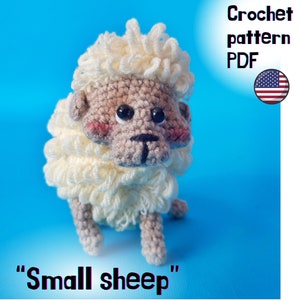 Einfaches Häkelschaf Spielzeug – Schaf Amigurumi PDF Pattern – Süßes DIY Plüschtier – Anfängerfreundliche Häkelanleitung