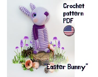 Easter Bunny Amigurumi Crochet Pattern - Perfect Easter Decor Project