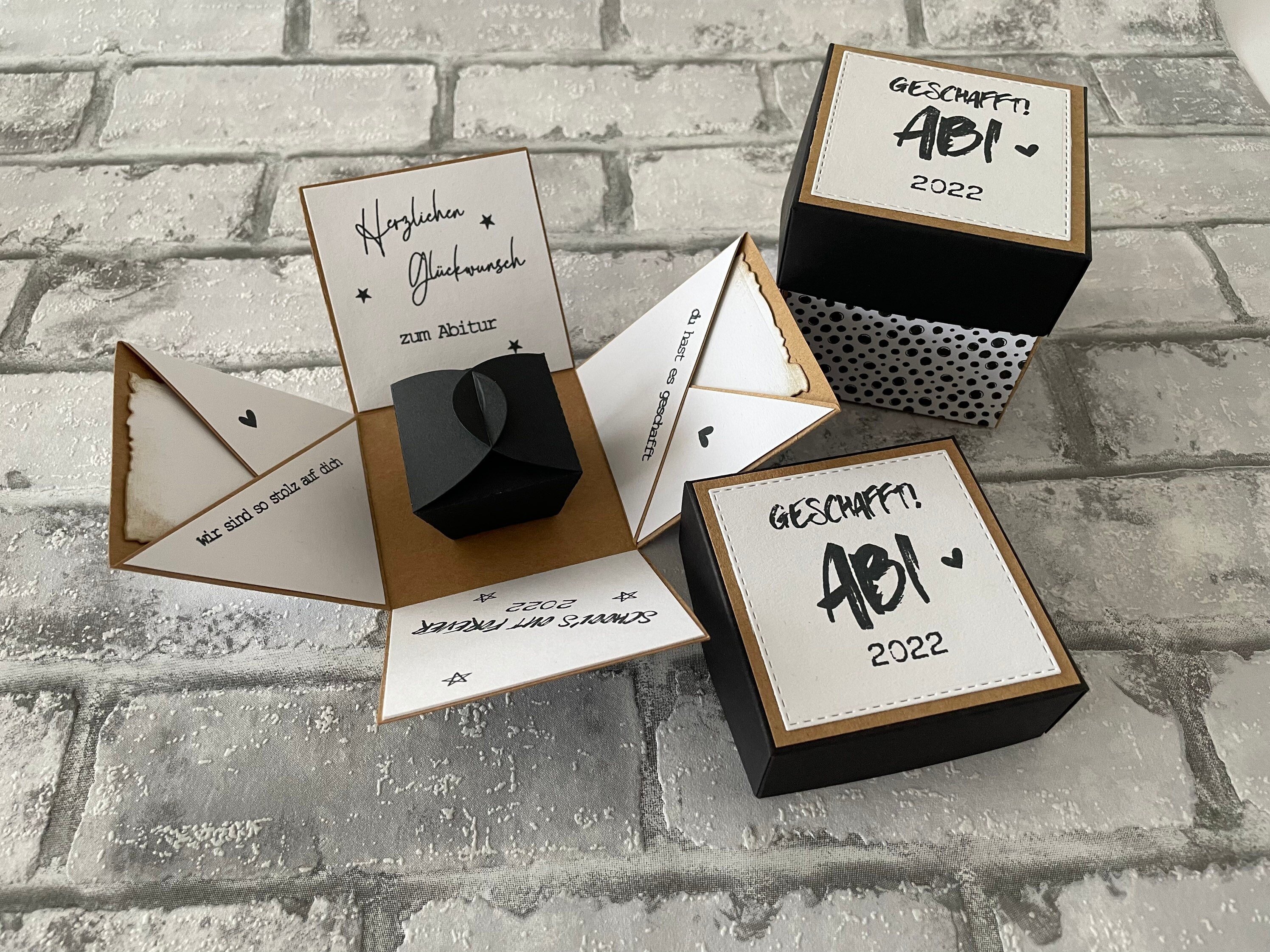 Was Schenkt Man Zum Bestandenen Abitur Explosionsbox zum Abi Abitur Abschluss Geschenk zum - Etsy