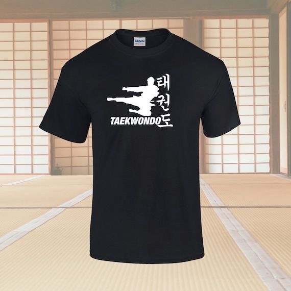 Taekwondo T-shirt TKD Shirt Martial Arts Kicker Men's Unisex Taekwondo T-shirt TKD Shirt Martial Arts Kicker Men's Unisex