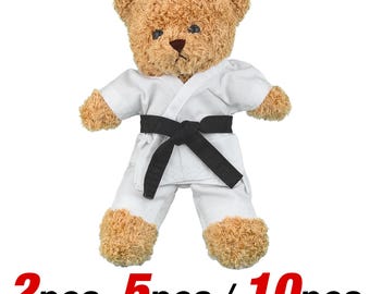 Karate Taekwondo Teddy Bear Martial Arts Plush Stuffed Animal Gift Toy