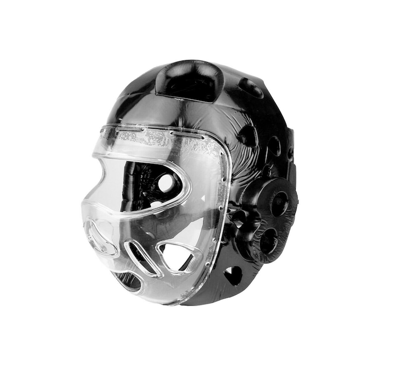 Full Face Headgear Martial Arts Head Guard Gear Sparring Etsy