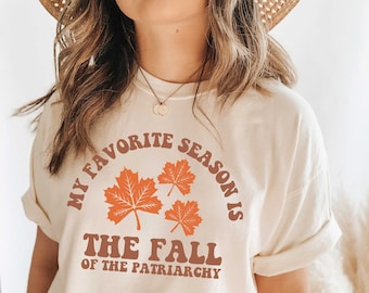 Fall of Patriarchy Shirt, Feminist Women's Rights Tee
