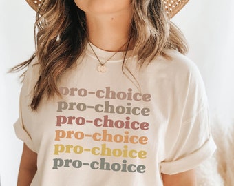 Retro Pro-Choice Shirt, Feminist Reproductive Rights Tee