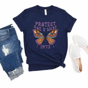 T-shirt Vintage Unisexe 'Protect Roe V Wade 1973' – Droits Reproductifs Des Femmes – Neuf Avec �tiquettes