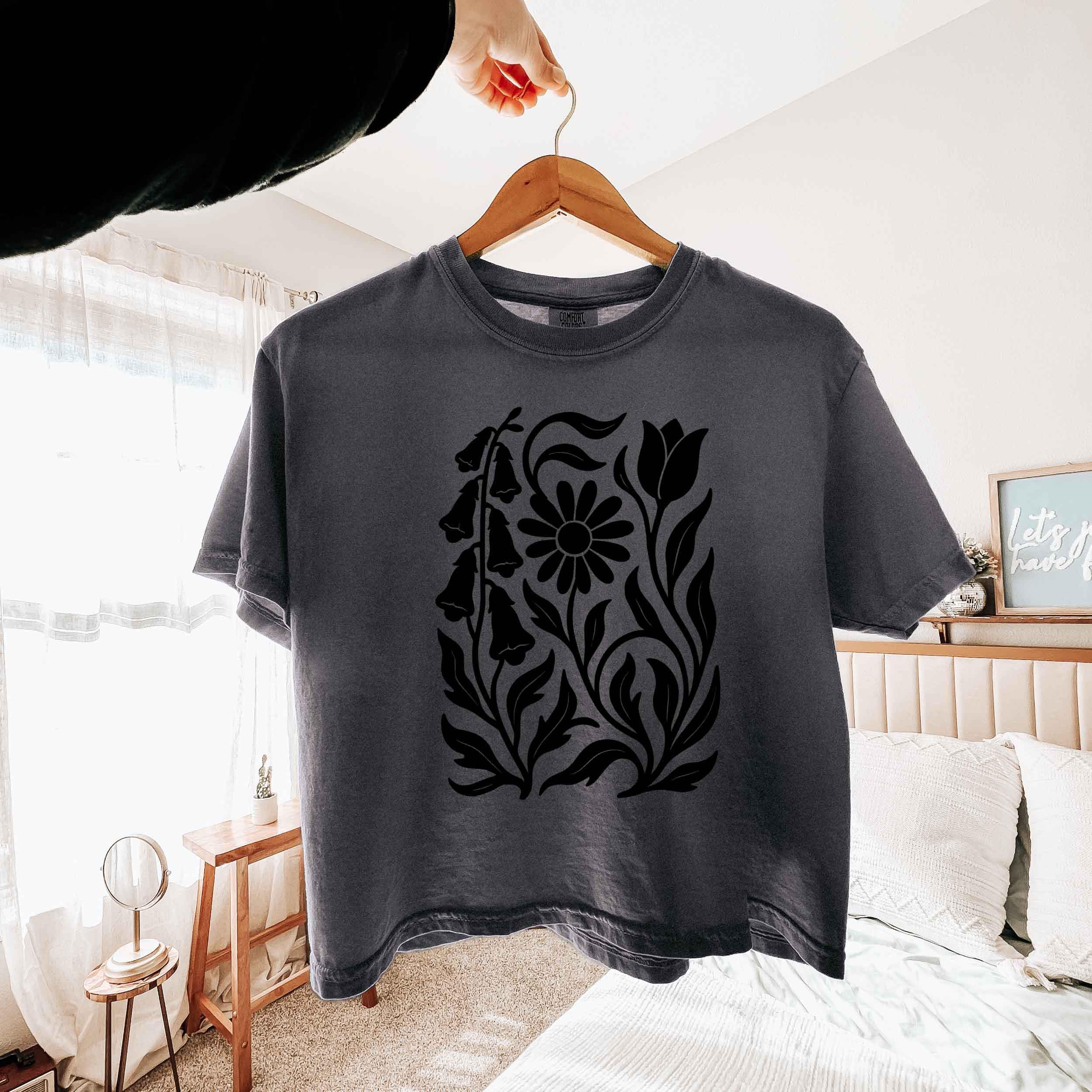 NO WORDS Subtle Anti Trump Shirt, FDT Shirt, Foxglove Daisy Tulip