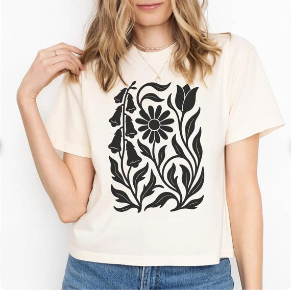 NO WORDS Subtle Anti Trump Shirt, FDT Shirt, Foxglove Daisy Tulip