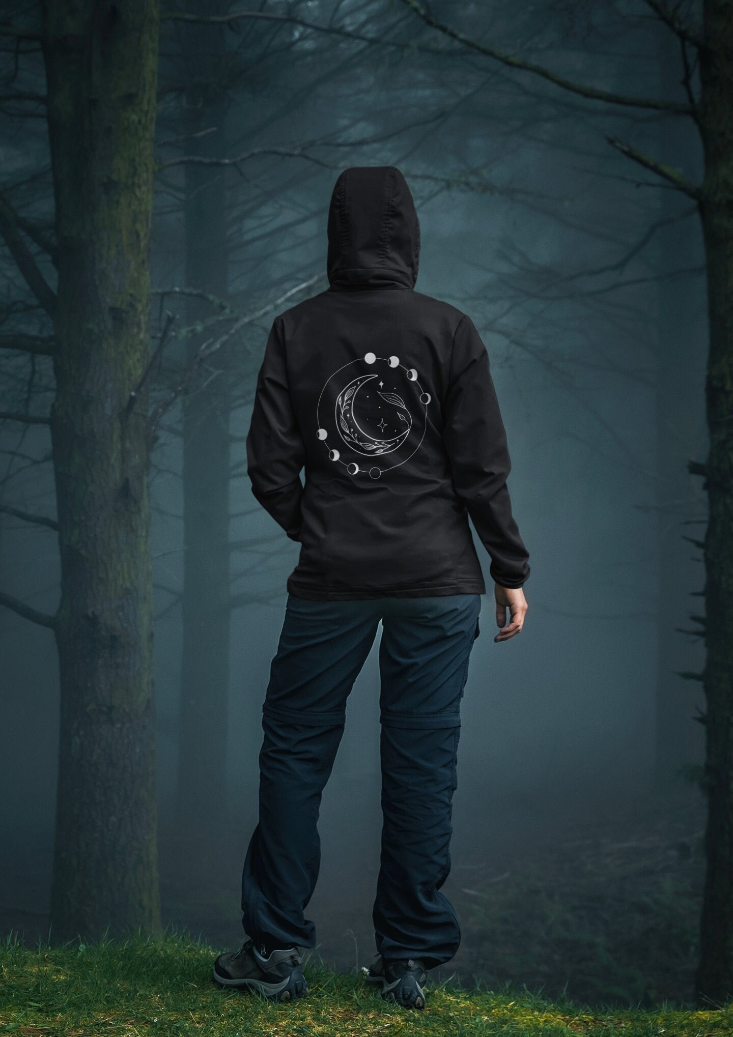 トップス MOON TREE PLANET - Hoodie black MOON TREE PLANET - Hoodie black | MOON TREE PLANET