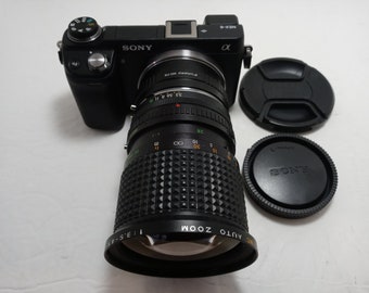 Sony E adapted ALBINAR ADG 28-80 mm F/3.5-4.5 Standard Macro Zoom Lens