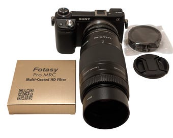 Sony E-mount adapted SONY 75-300mm F/4.5-5.6 Telephoto Zoom Lens