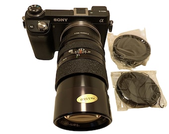 Sony E-mount adapted TAMRON 135 mm Telephoto Prime Lens