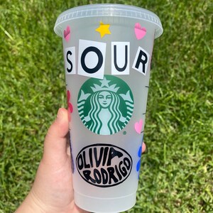 Sour Starbucks Cup | Olivia Rodrigo Starbucks Cup | Starbucks Cup | Custom Starbucks Cup