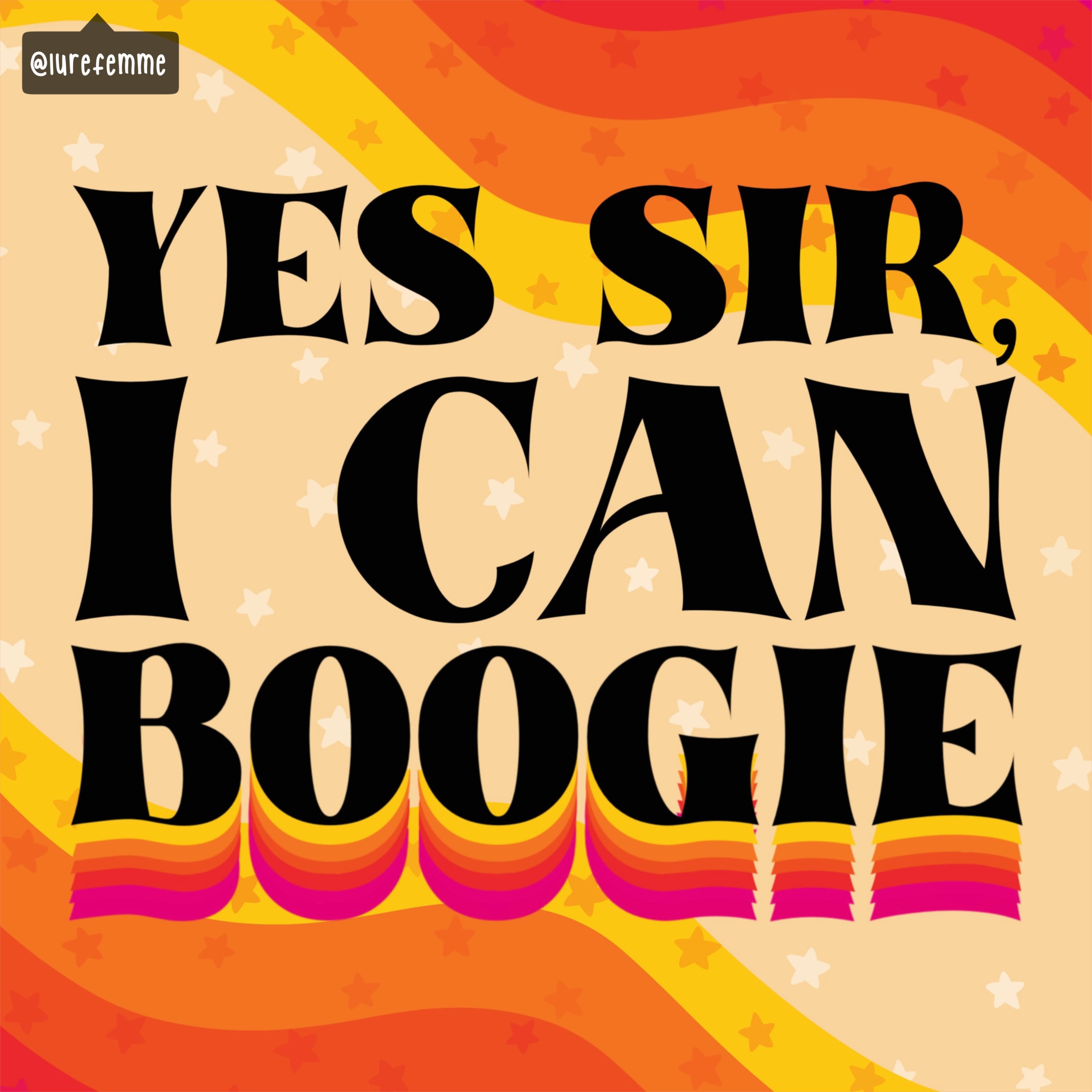 yes sir i can boogie shirt